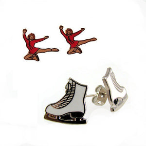 Ice Skate Themed Earrings