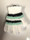 Striped Childrens Butter Gloves