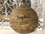 Handcrafted Outdoor Skating Scene Ornament