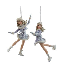 Periwinkle Skating Girl Ornaments E0818