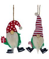 Wooden Gnome Ornaments