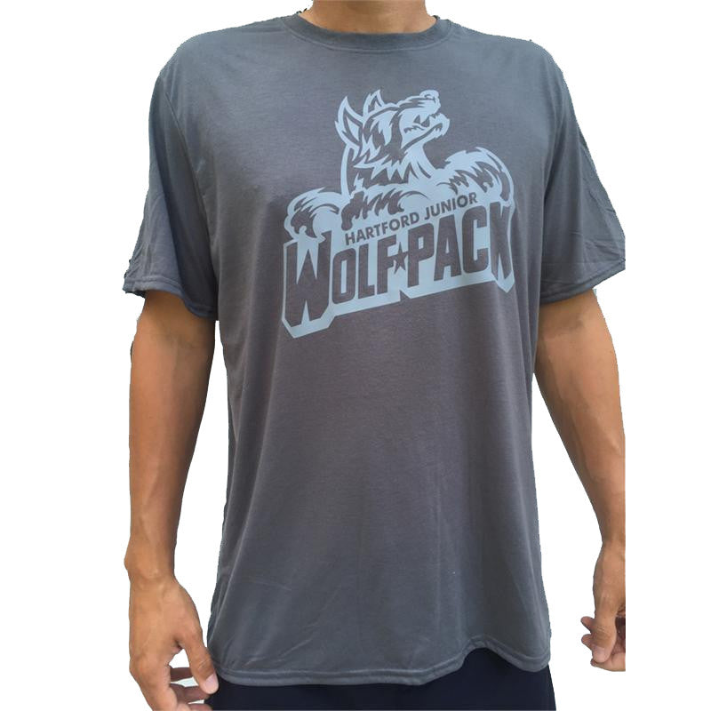 Junior Wolfpack Short Sleeve Grey Logo Tee