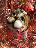 Christmas Pot Belly Pooch Ornament - D2044