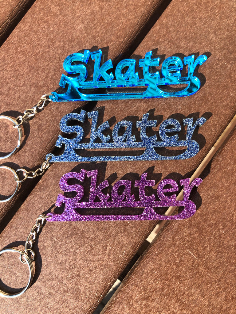 Skater Blade Keychain