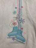 Carter Long Sleeve Embroidered Hanging Skates Tee