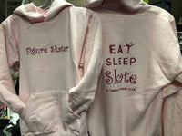 Eat Sleep Skate Pink Hoodie