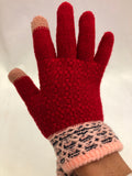 Youth Solid with Accented Cuff Gloves